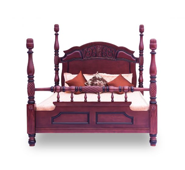 Queen Size Bed 0169 WF WN-BK (Only Bed)