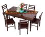Six Seated Dining Table 6034 WF MG (Only Table)