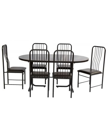Dining Set-0050 (Full Set with 6 chairs)