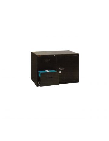 Combined File Cabinet 0102 SM Black