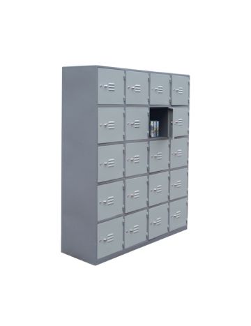 Personal Locker 0145 SM Deep Gray Light Gray