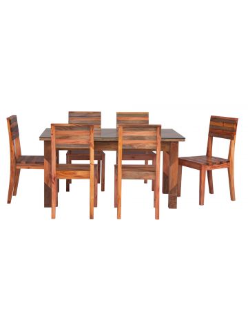 Six Seated Dining Table 6071 WF NL (Only table without glass Top)