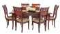 Six Seated Dining Table 6018 WF MG (Only Table)