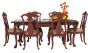Six Seated Dining Table 6017 WF MG  (Only Table)