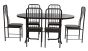 Six Seated Dining Table 0050 LB BK (Only Table)