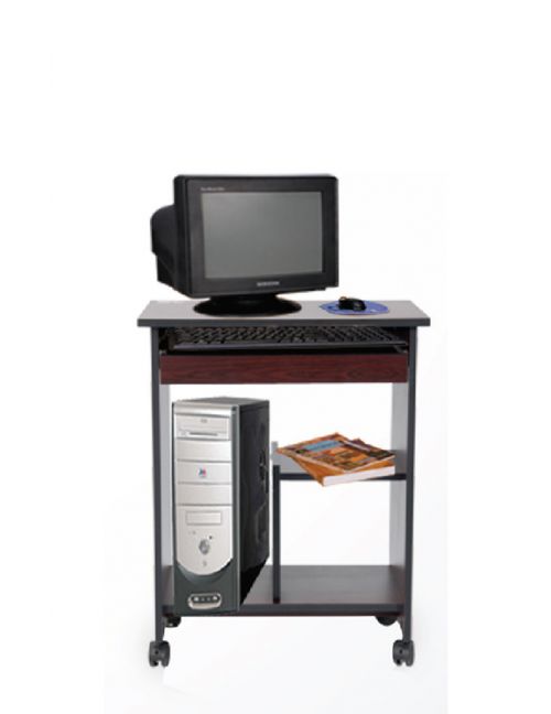 Computer Table-P001 LB Mahogany