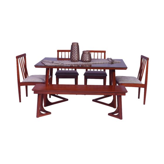 Wooden Dining Set without glass