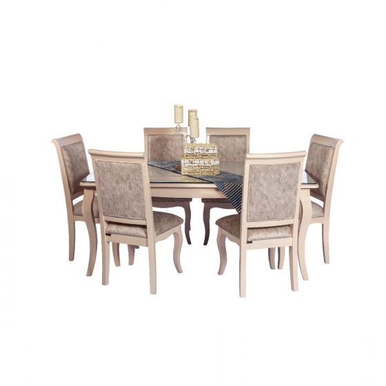 Wooden Dining Set 0076 without glass top