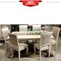 Wooden Dining Set 0076 without glass top