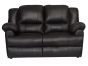 Two seater sofa-0202 LE Black