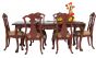 Six Seated Dining Table 6017 WF MG (Only Table)